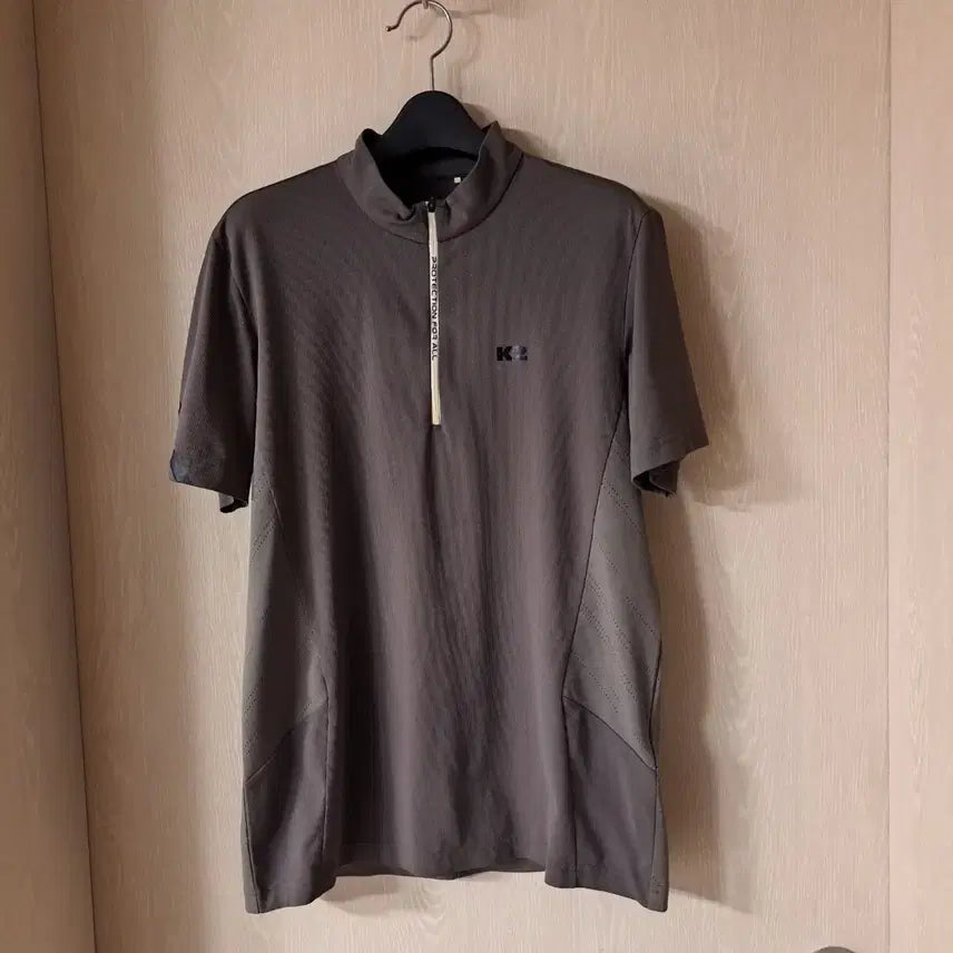 [BUNJANG] K2 Men's Functional Short-Sleeve T-Shirt Charcoal Size 100 / K2 남성 반팔 기능성 티셔츠 챠콜사이즈100
