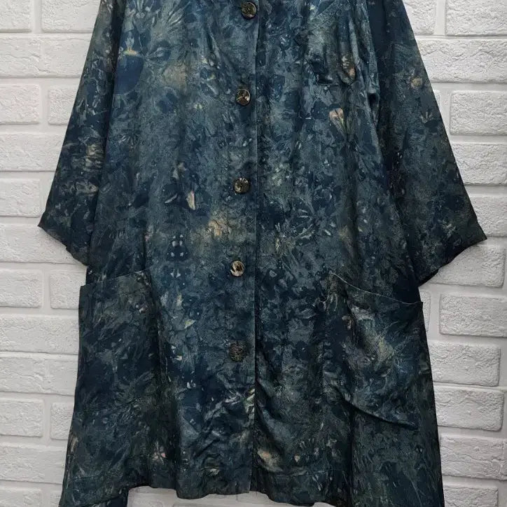 [BUNJANG] Chunji Pool Linen Long Shirt Jacket / A4780  인견 롱셔츠쟈켓(초지풀)