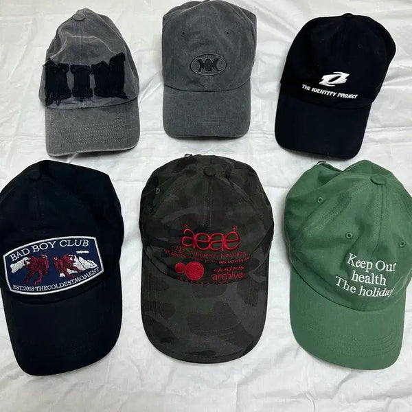 [BUNJANG] Maison Minéde, aeae, The Identity Project, The Coldest Moment, Milo Archive Ball Caps Bundle / 무신사 입점 브랜드 모자, 볼캡 만원대 판매합니다! aeae/메종미네드