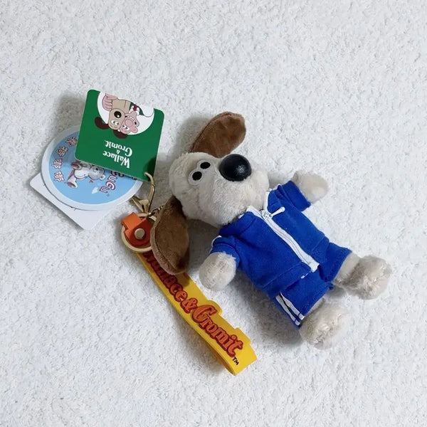 [BUNJANG] Gromit Tracksuit Doll Keychain / 그로밋 츄리닝 인형 키링