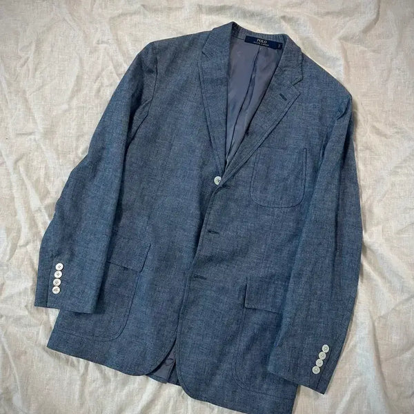 [BUNJANG] Polo Cotton Sportcoat 42R Navy / 폴로 코튼 스포츠코트 42R Italy made