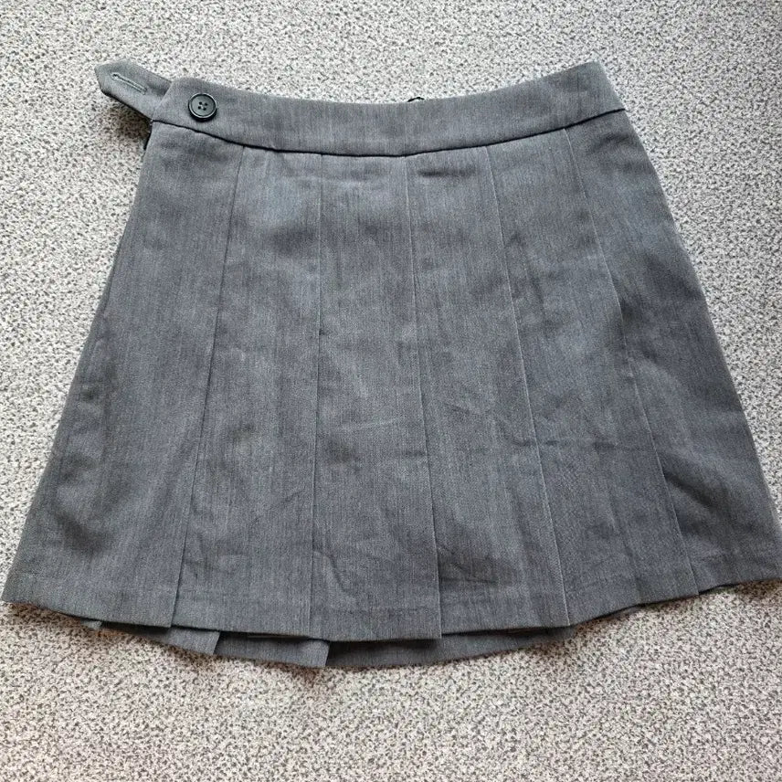 [BUNJANG] Citybreeze Pleated Skirt S Grey / Citybreeze 플리츠 스커트 S 그레이