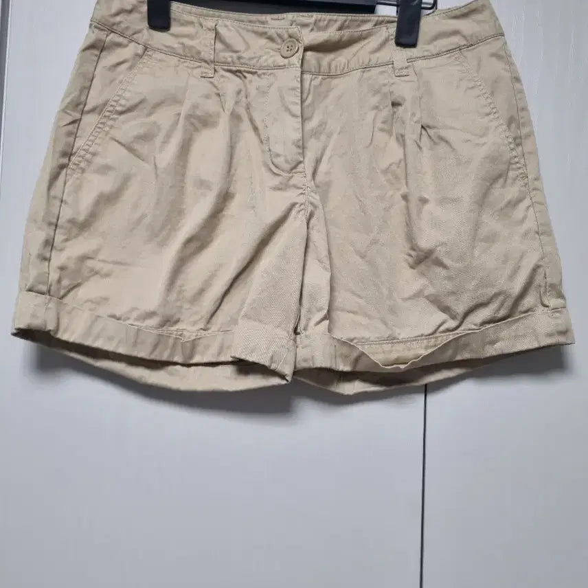 [BUNJANG] Giordano Beige Cotton Shorts / 지오다노 베이지색 면 반바지