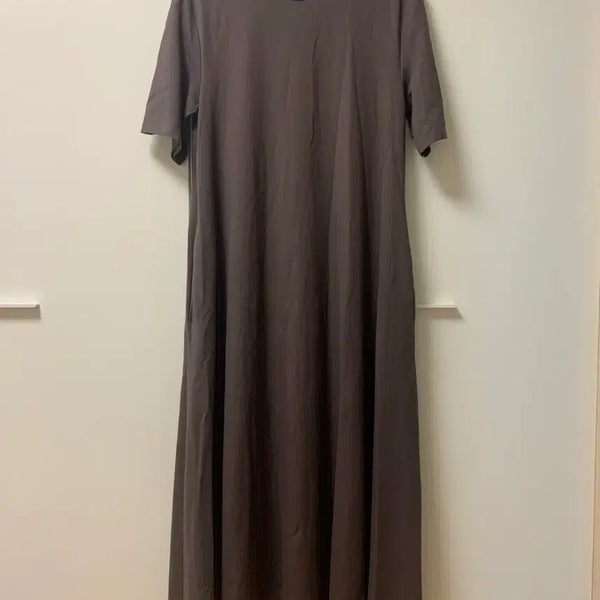 [BUNJANG] COS Women's Comfortable Short-Sleeve Long Dress / COS 브랜드의 편안한 반팔 롱 원피스