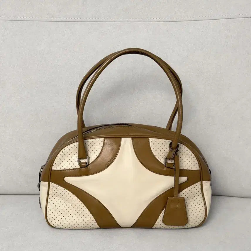 [BUNJANG] Prada 2000s Vitello Drive Bowling Bag / 프라다 2000's 비텔로 드라이브 볼링백