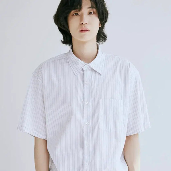 [BUNJANG] Union Blue Sunday Shirt Violet M / 유니온블루 선데이셔츠 바이올렛 M