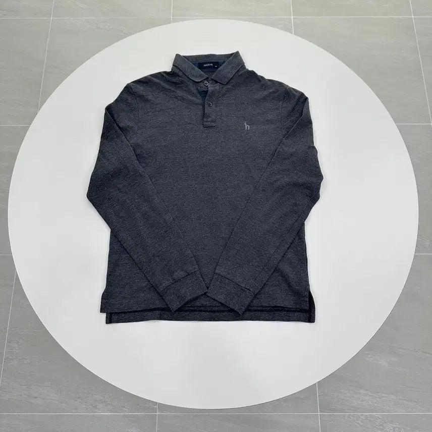 [BUNJANG] Hazzys Long Sleeve Collared Shirt Charcoal L 100 / 헤지스 긴팔 카라티 차콜 L 100