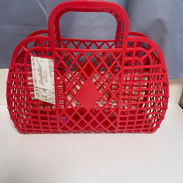 [BUNJANG] Sun Jelly Bag Large Red / 썬젤리백 라지 레드(품절칼라)