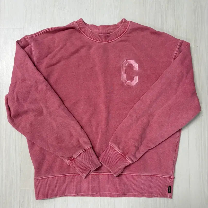 [BUNJANG] Covernat Pink Sweatshirt WS Size / 커버낫 핑크 맨투맨 WS 사이즈