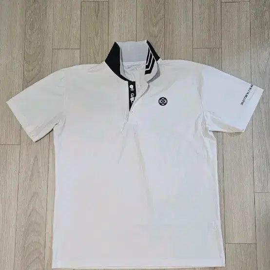 [BUNJANG] G/FORE Short Sleeve Polo Shirt White / 지포어 반팔 카라티 화이트105  가슴단면 55