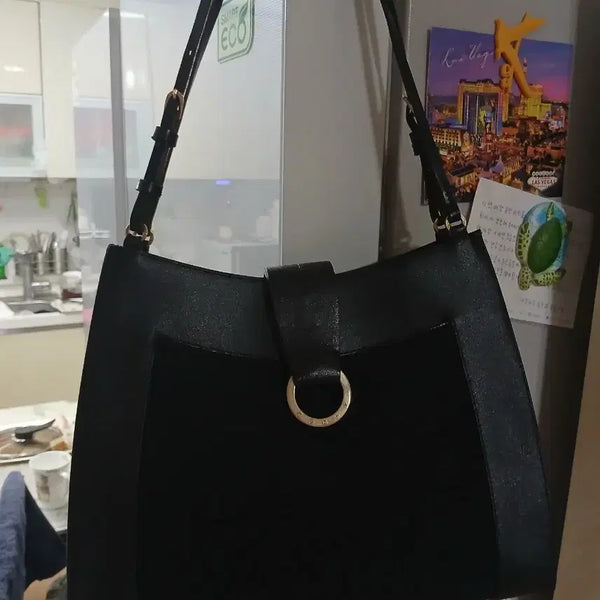 [BUNJANG] Italy Jenny Black Shoulder Bag / 이태리 제니 블랙 숄더백