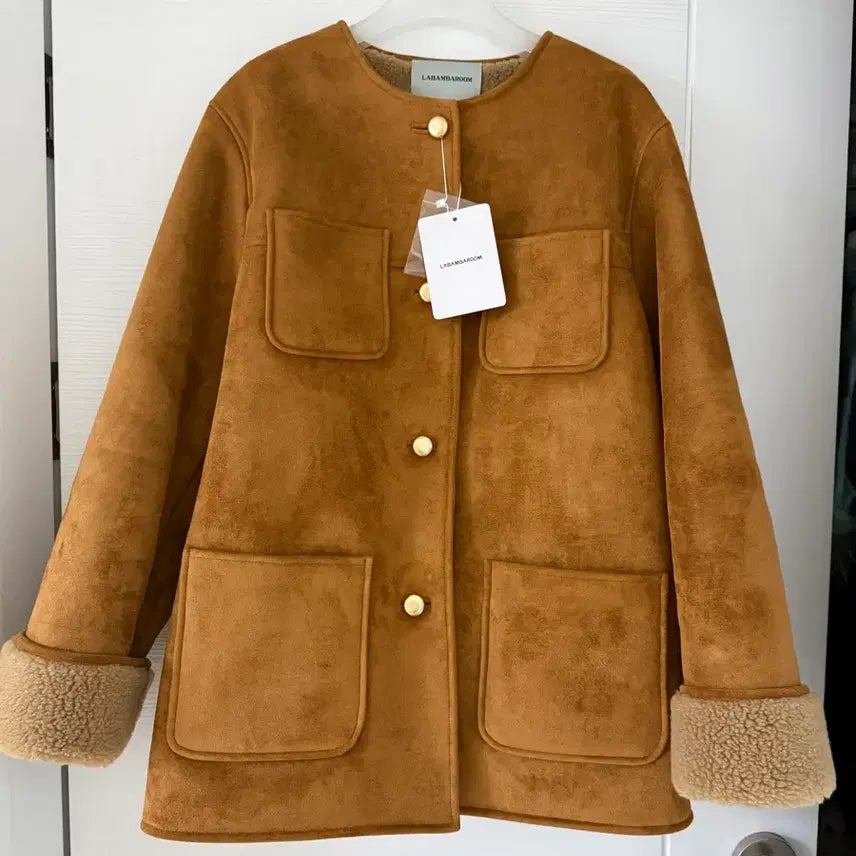 [BUNJANG] La Bambaroom Atelier Sheepskin Coat Size 2 / 라밤바룸 아뜰리에 무스탕 2사이즈