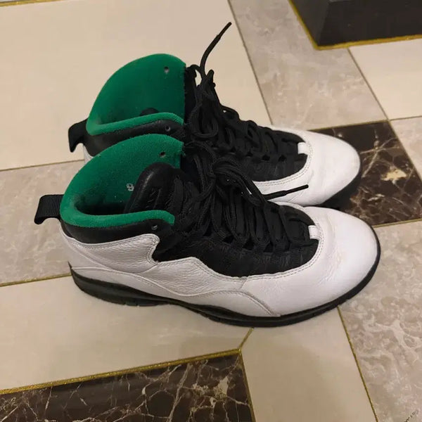 [BUNJANG] Air Jordan 10 Retro 'Cement Green' Basketball Shoes / 에어조던 10 레트로 시멘트 그린 가격인하