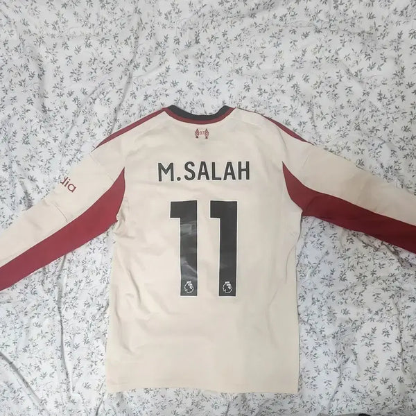 [BUNJANG] Liverpool 25/26 Away Authentic Long Sleeve Jersey Mohamed Salah / 25/26 리버풀 어웨이 어센틱 긴팔 유니폼 모하메드 살라 마킹
