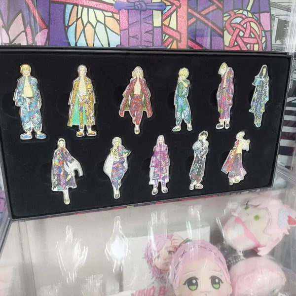 [BUNJANG] Tokyo Revengers Original Art Exhibition Metal Badge Set / 도리벤 원화전 메탈 뱃지 세트