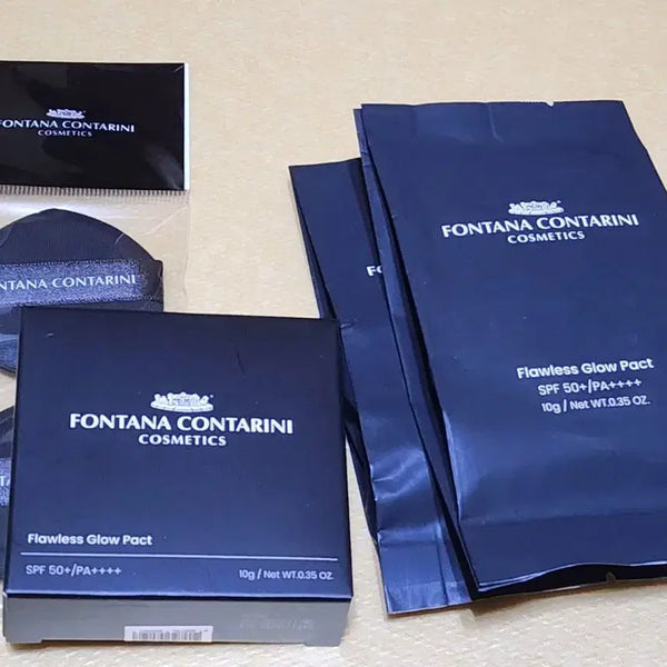 [BUNJANG] Fontana Contarini Floris Glow Pact (Refill, Puff Included) - Shade 21 (Light Beige) / 미개봉 폰타나 콘타리니 플로리스 글로우 팩트 본품 리필 퍼프 21호