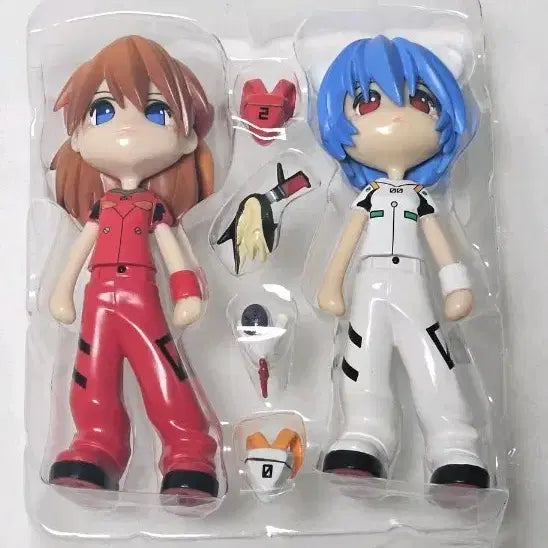 [BUNJANG] Evangelion Pinky:Street Rei Ayanami & Asuka Langley Figures / 에반게리온 핑키스트리트 레이 아스카 고전 피규어
