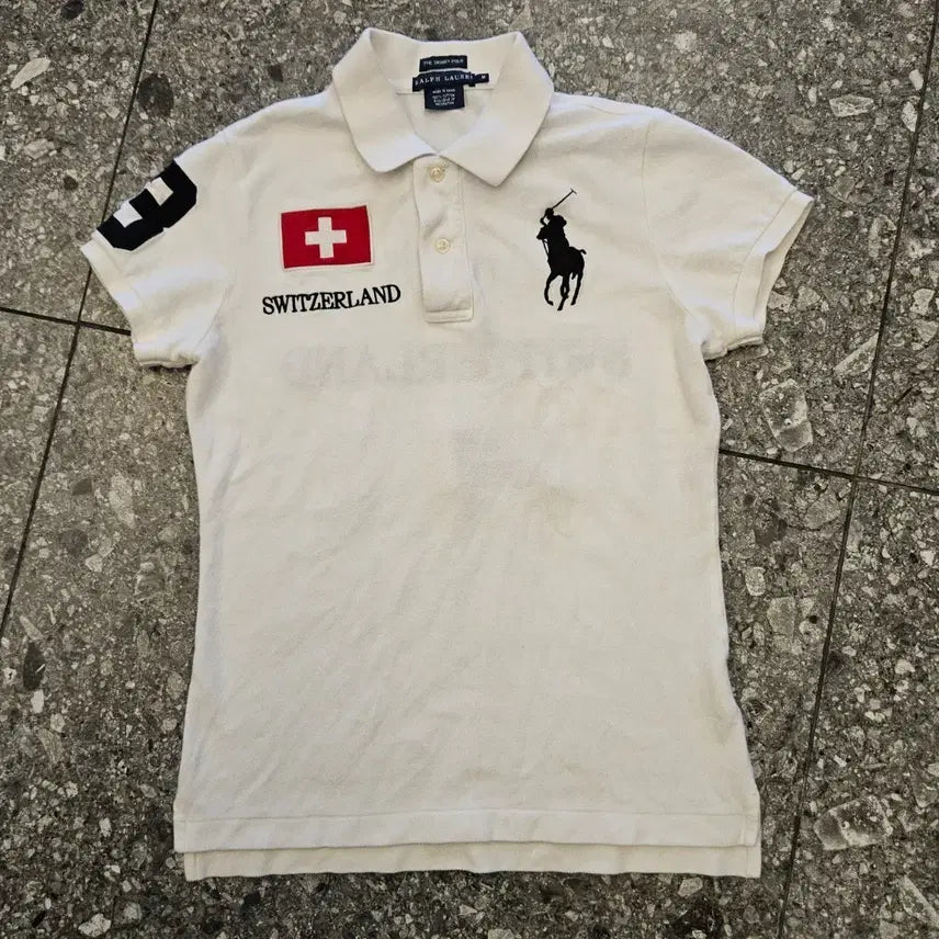 [BUNJANG] Polo Ralph Lauren Big Pony Swiss PK T-Shirt / 폴로 랄프로렌 빅포니 치프키프 스위스 pk 반팔 카라티 급처