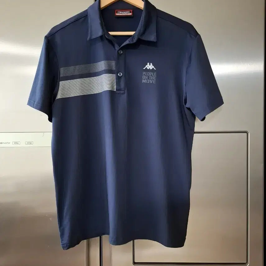 [BUNJANG] Kappa Men's Polo Shirt Navy / 카파 카라티 남성용 네이비