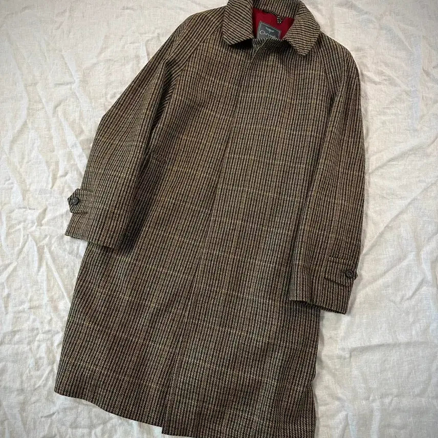 [BUNJANG] Chrysalis Kensington Gunclub Tweed Coat Brown Size 40 / 크리설리스 켄싱턴 건클럽 트위드 브라운 40 (105)