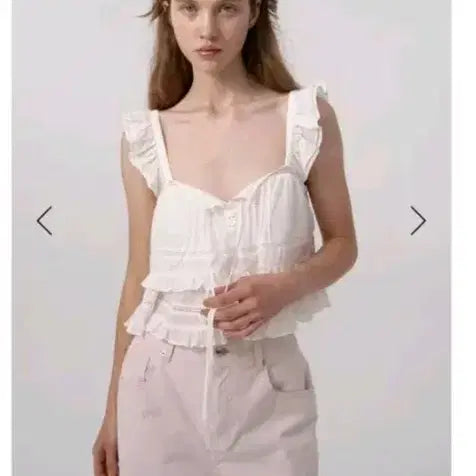[BUNJANG] TheBarnet Sleeveless Top Size S / 더바넷 슬리브리스