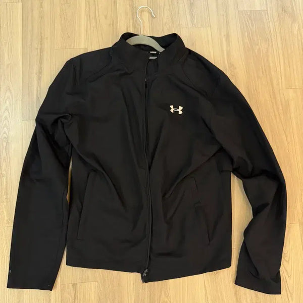 [BUNJANG] Under Armour Zip-Up Jacket Black / 언더아머 집업 자켓 블랙