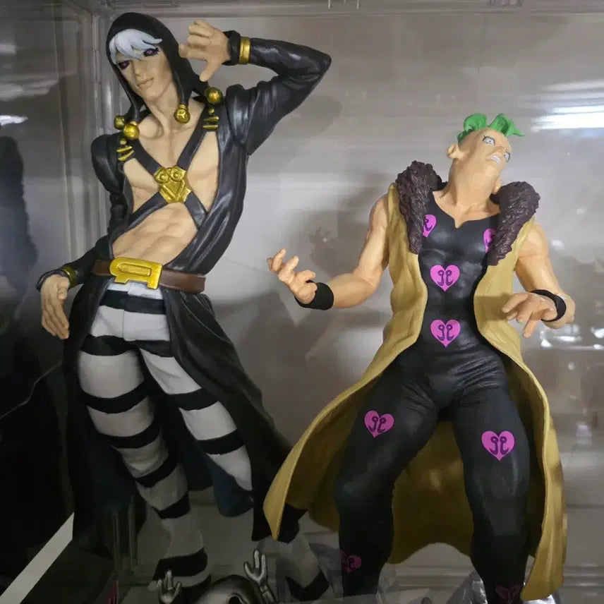 [BUNJANG] JoJo's Bizarre Adventure Part 5 Assassination Team Figures Bundle Set (Risotto, Pesci) / 죠죠 5부 암살팀 피규어 2종 일괄 판매(리조토, 페시)