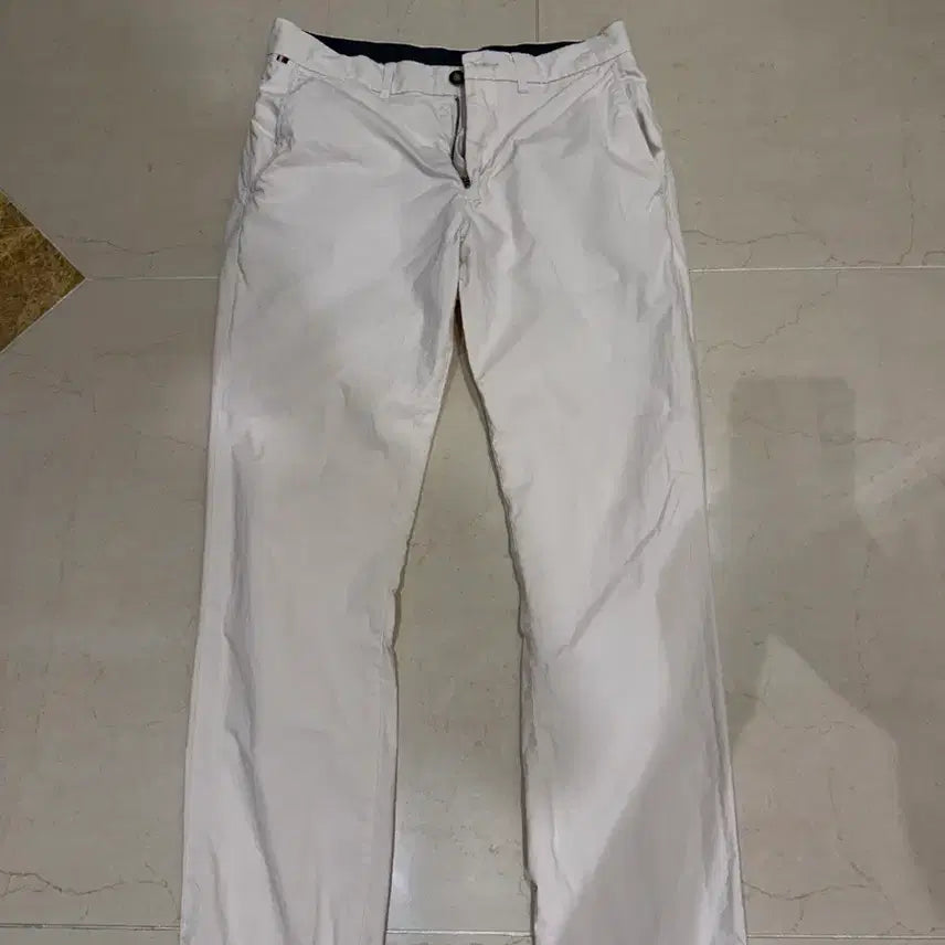 [BUNJANG] Tommy Hilfiger Slim Fit White Pants / 타미힐피거 바지 흰색