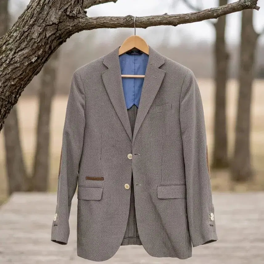 [BUNJANG] Massimo Dutti Houndstooth Check 2-Button Blazer / 마시모뚜띠 체크 자켓 판매합니다.