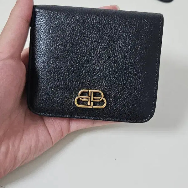 [BUNJANG] Balenciaga BB Bifold Wallet Black / 발렌시아가 BB 반지갑 정품