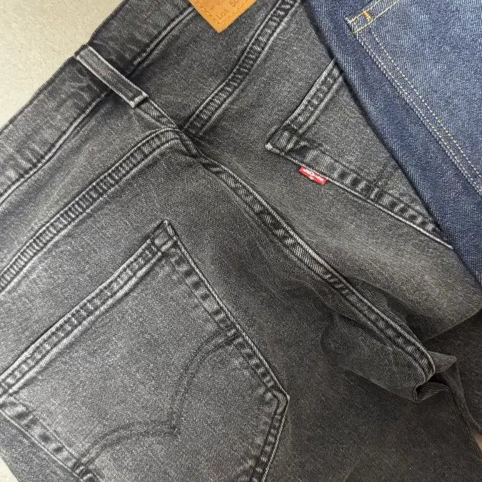 [BUNJANG] Levi's 502 Selvedge Black Jeans / 남자 리바이스 502 블랙진, 셀비지 앤드지 흑청 새상품