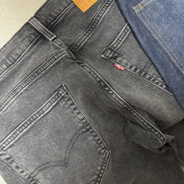 [BUNJANG] Levi's 502 Selvedge Black Jeans / 남자 리바이스 502 블랙진, 셀비지 앤드지 흑청 새상품