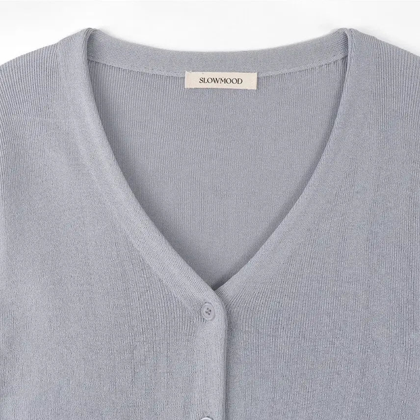[BUNJANG] Slowand Plain Day Basic Summer Cardigan / 슬로우앤드 플레인 데이베이직 가디건 썸머
