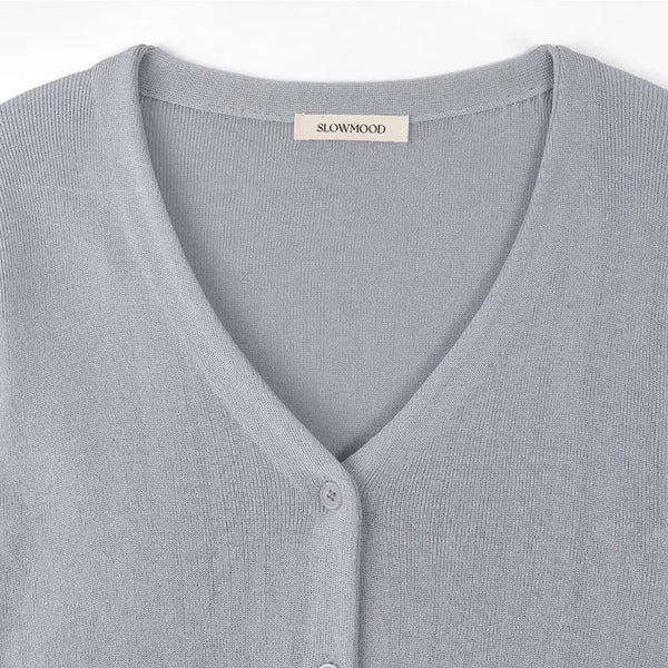 [BUNJANG] Slowand Plain Day Basic Summer Cardigan / 슬로우앤드 플레인 데이베이직 가디건 썸머