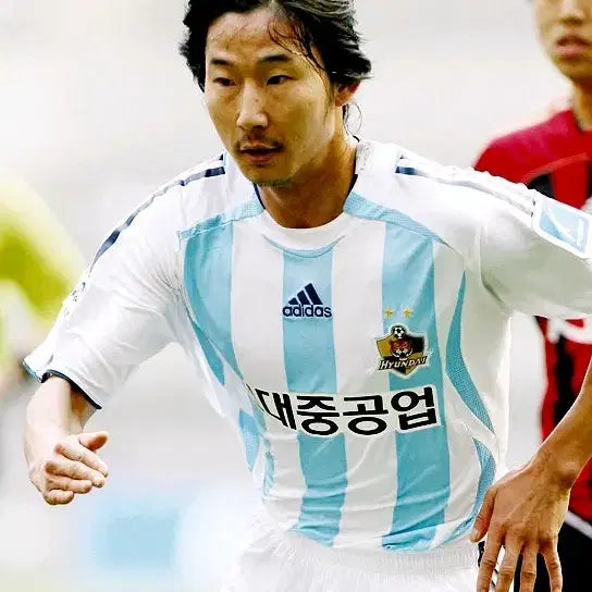 [BUNJANG] Adidas 06-07 Ulsan Hyundai Away Short-Sleeve Authentic Football Jersey / 아디다스 06-07 울산현대 어웨이 반팔 노마킹 유니폼#울산HD