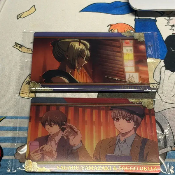 [BUNJANG] Gintama Sougo Tsukuyo Wafer Card Set / 은혼 소고 츠쿠요 웨하스카드 2종일괄