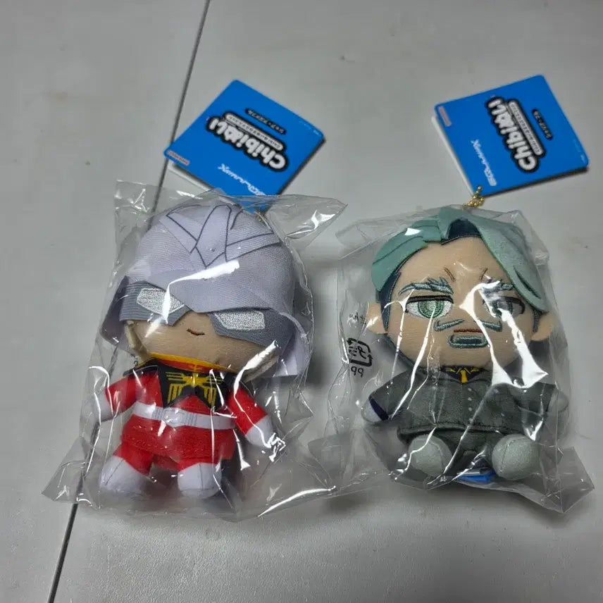 [BUNJANG] Gundam Zaku II Char/Lalah Duo Plush Keychain Set / 건담 지쿠악스 샤아+샤리아세트  인형키링 열쇠고리 키링