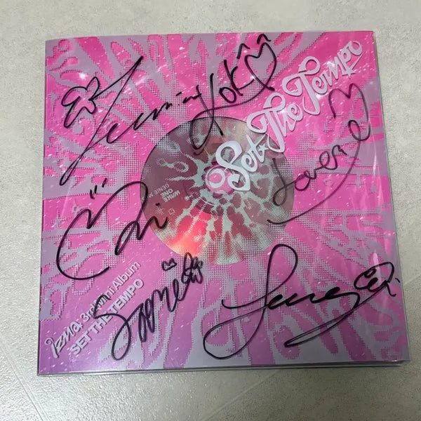 [BUNJANG] IZ*ONE Set the Tempo Signed Album / 이즈나 SET THE TEMPO 사인앨범