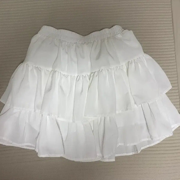 [BUNJANG] Ablley White Tiered Skirt / 에이블리 흰색 캉캉 치마 스커트 판매