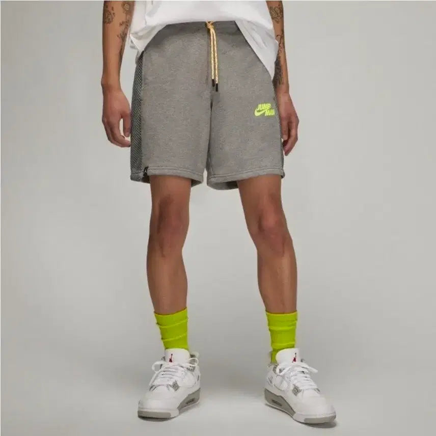 [BUNJANG] Nike Jumpman Fleece Shorts Grey / 나이키 점프맨 반바지 그레이