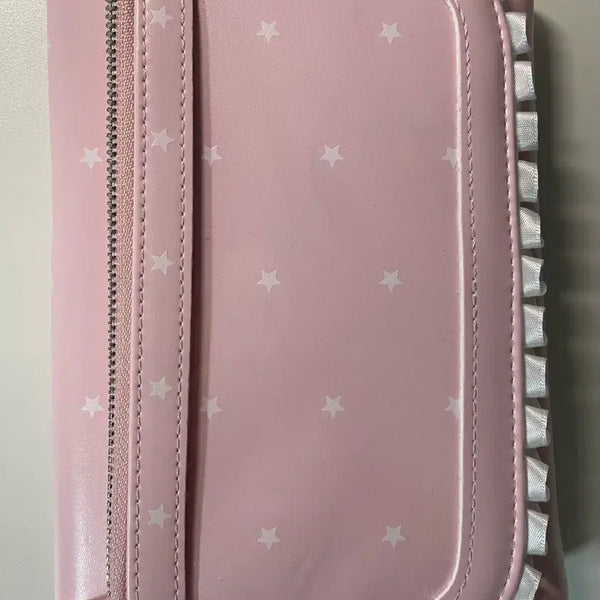 [BUNJANG] Sleepsheep Half 6-Ring Diary Planner (Unused) - Pink Star Design / 셋업용 하프 육공 다이어리 판매합니다 (미사용)