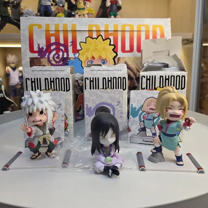 [BUNJANG] Pop Mart Naruto Childhood Legends Set (Jiraiya, Orochimaru, Tsunade) / 나루토 팝마트 어린시절 유년기- 지라이야, 오로치마루, 츠나데 세트
