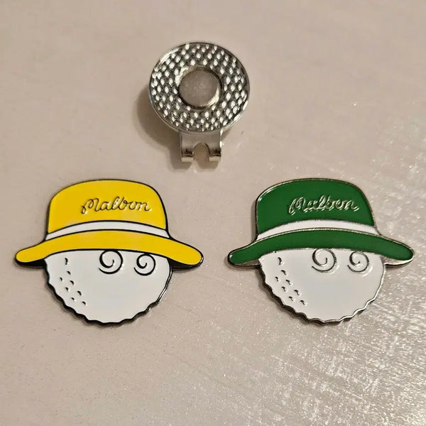 [BUNJANG] Malbon Golf Ball Marker Hat Design Set (2 pcs) / 말본볼마커 모자 디자인 2개 세트