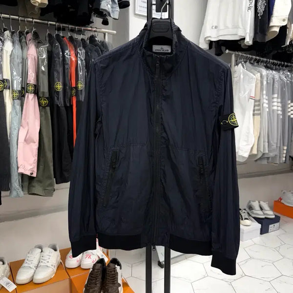 [BUNJANG] Stone Island Crinkle Reps Nylon Blouson Jacket / [L] 스톤아일랜드 크링클랩스 나일론 블루종 자켓