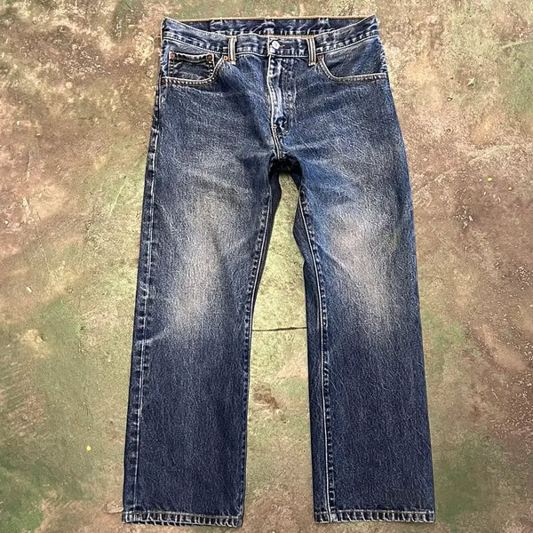 [BUNJANG] Levi's 517 Indigo Denim Bootcut Pants / 00s [33x30] 리바이스 517 부츠컷 인디고 데님 팬츠