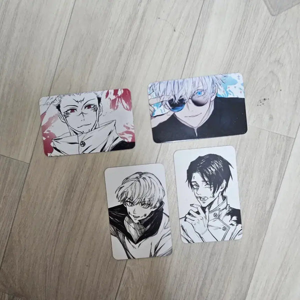 [BUNJANG] Jujutsu Kaisen Card Set (4 Types) / 주술회전 카드 4종 세트