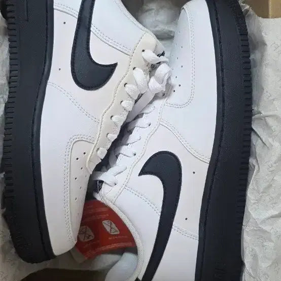 [BUNJANG] Nike Air Force 1 Low White Black Midsole / 나이키 에어포스 1 로우 화이트 블랙 미드솔