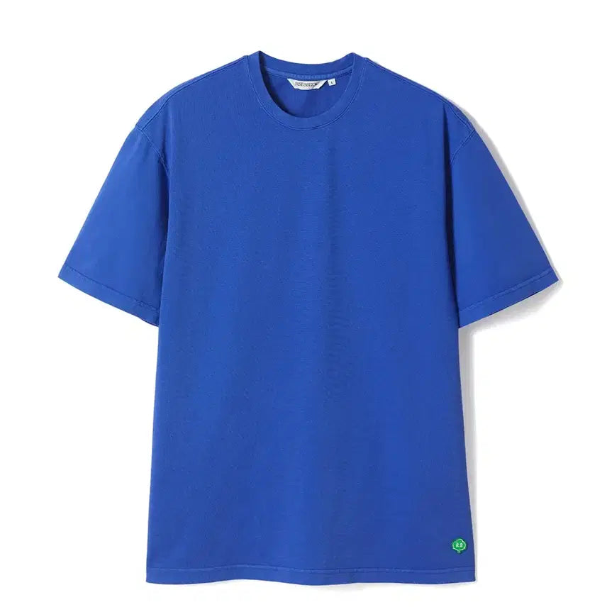 [BUNJANG] Rize & Below Relaxed Fit Heavyweight Cotton T-Shirt - Washed Blue (M) / [라이즈앤빌로우] 릴렉스드 핏 헤비웨이트 코튼 티셔츠 블루 M