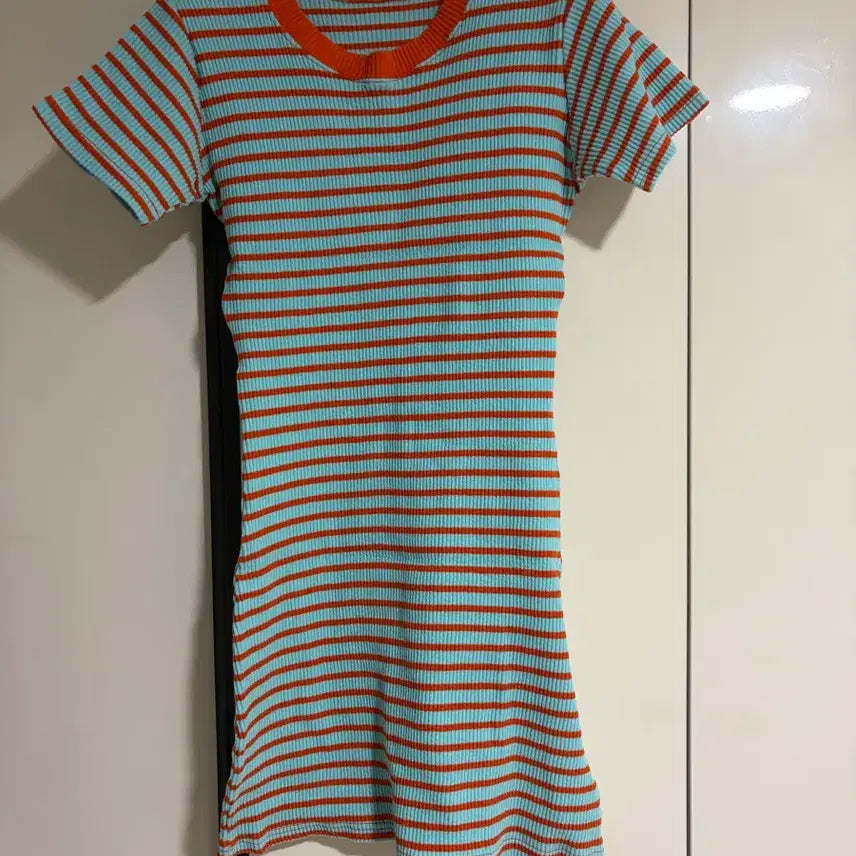 [BUNJANG] Stripe Mini Dress / 스트라이프 미니 원피스