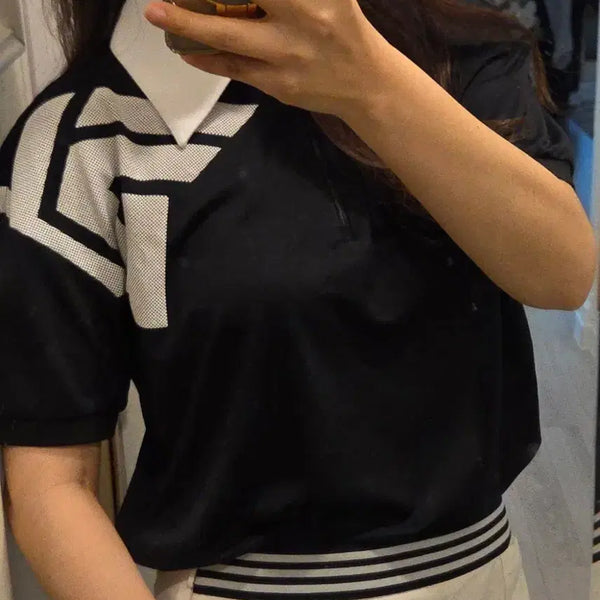 [BUNJANG] PXG Golf Wear Knit Top M95 Black / PXG 골프웨어 상의니트 M95
